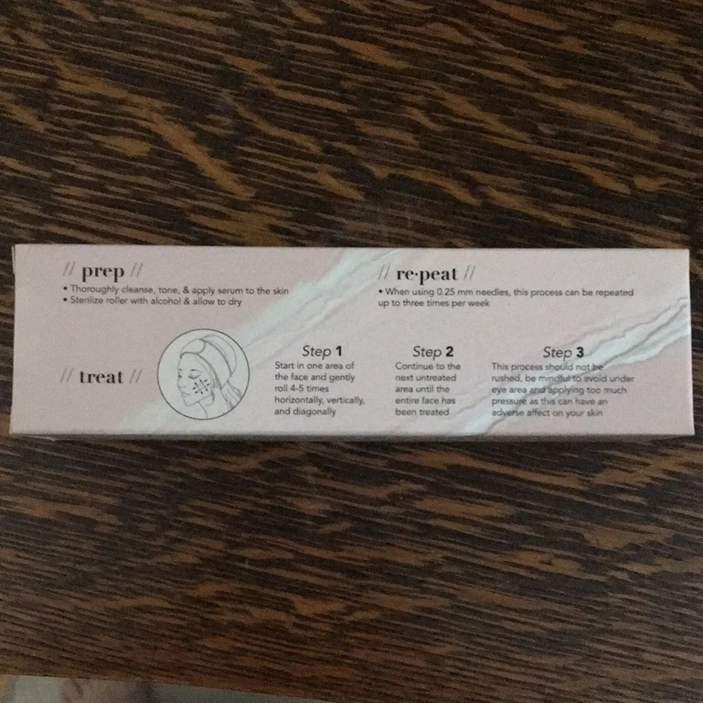 /kit•sch/ cleanse ritual.25mm 540 surgical steel needles micro derma roller